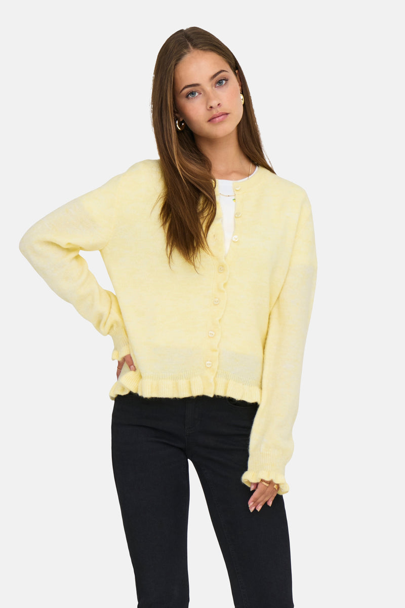 Cardigan - jaune