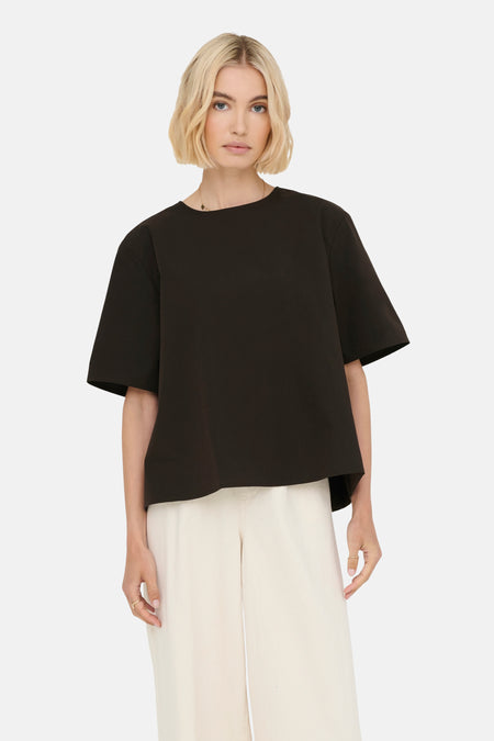 T-shirt met korte mouwen - bruin
