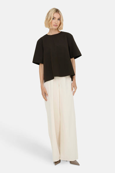 T-shirt met korte mouwen - bruin