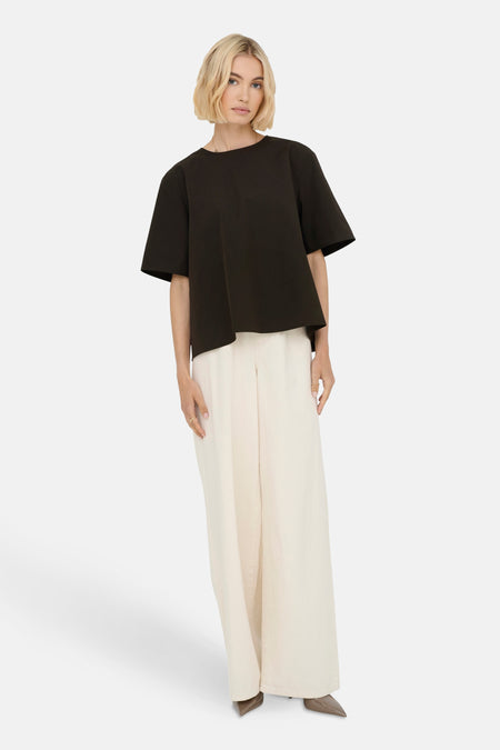 T-shirt met korte mouwen - bruin