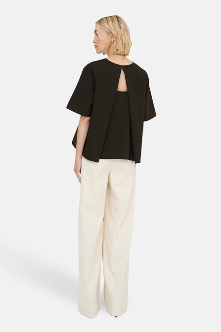 T-shirt met korte mouwen - bruin