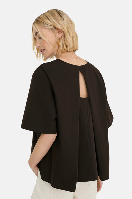 T-shirt met korte mouwen - bruin
