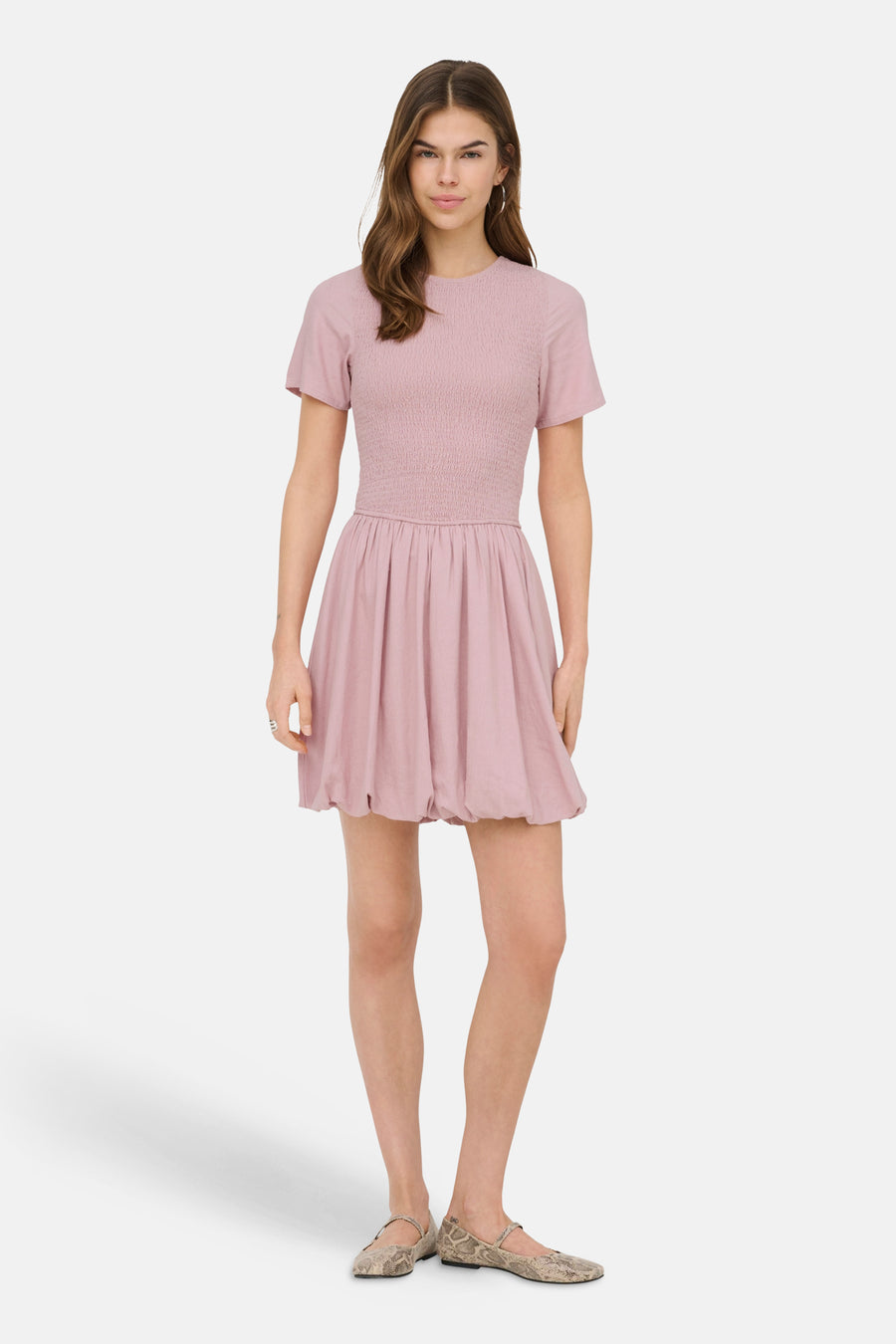 Robes manches courtes rose - ONLY®