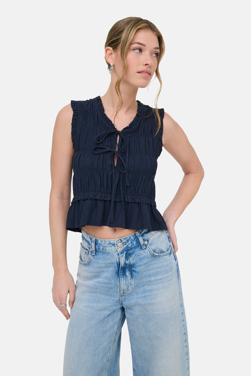 Blouse - bleu