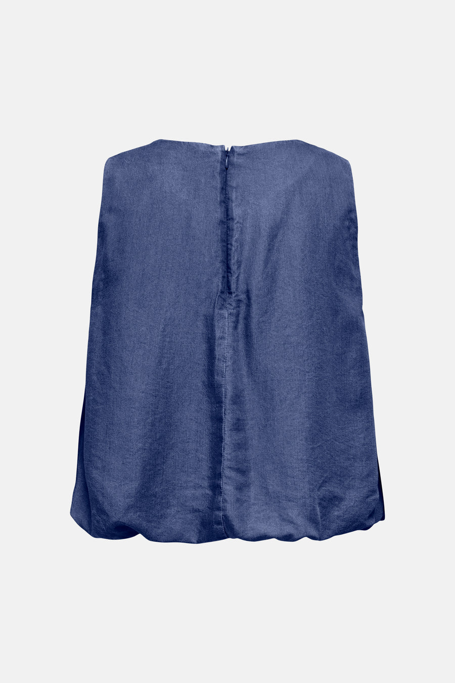 Chemise en jean bleu foncé ONLY® avec fermeture éclair au dos.