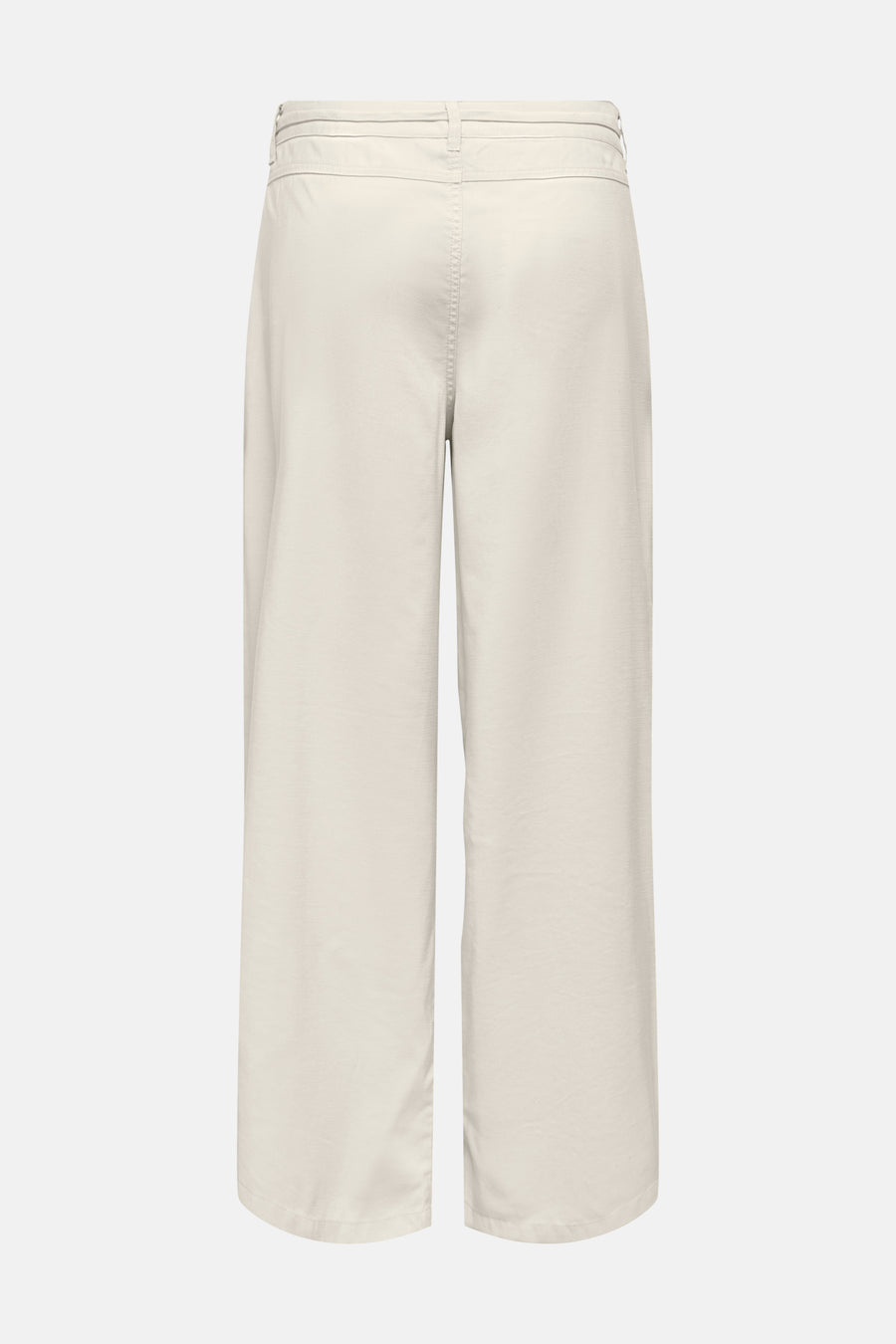 Jeans de couleur écru de ONLY, avec une coupe ample et des jambes droites, dos.