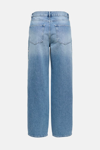 Jean droit bleu clair de ONLY, avec poches classiques à l'arrière.