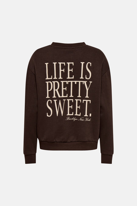 Sweat col O brun - JDY