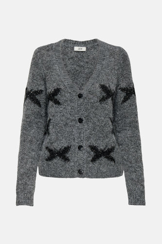 JDYZOFIA LIFE L/S VN SEQUIN CARDIGAN KNT