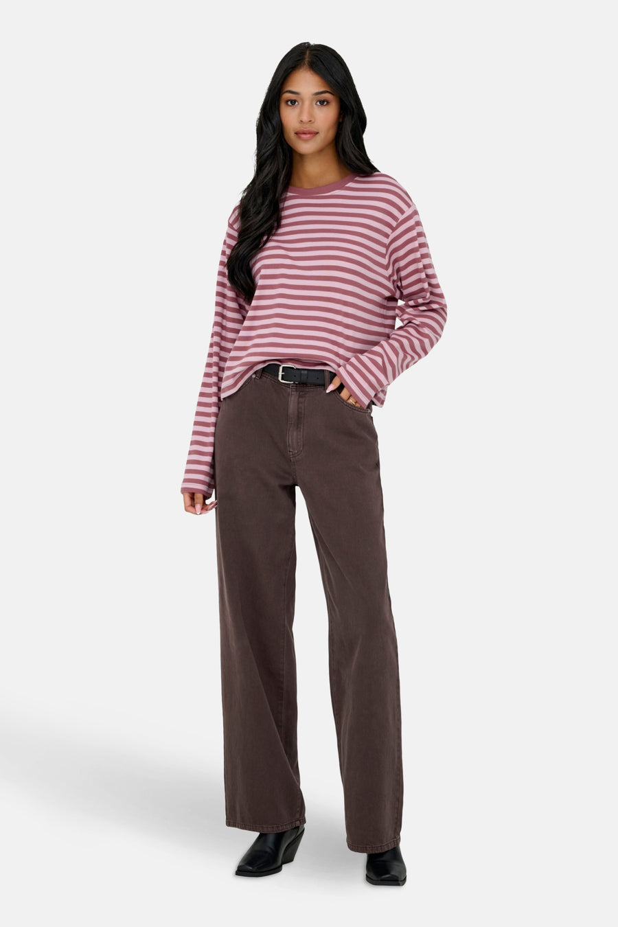 T-shirt à manches longues - rose