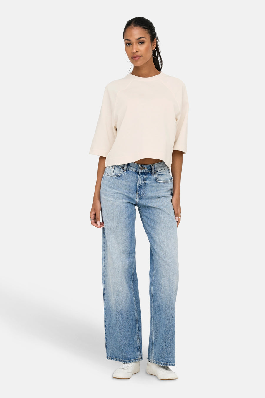 ONLDASIE 2/4 O-NECK RAGLAN UB CS SWT