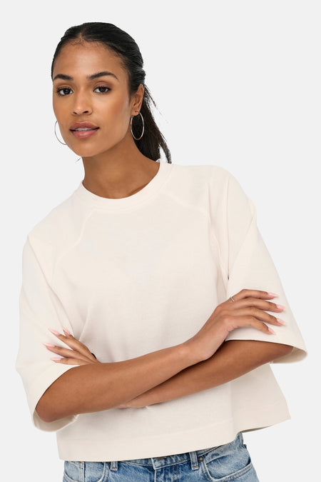 Top (korte mouwen) Ecru - ONLY®