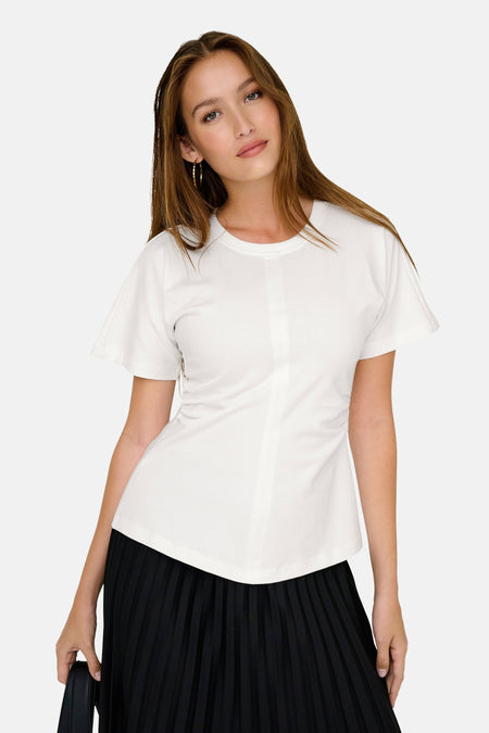 ONLMARIE LIFE S/S RUCHING TOP JRS NOOS