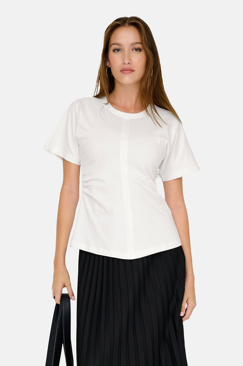 ONLMARIE LIFE S/S RUCHING TOP JRS NOOS