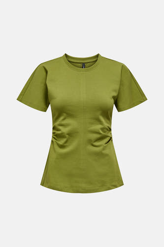 T-shirt vert de mantestestes ONLY ONLY, avecONLY ar arrièreé dos et et des coutures discrètes et une encolure simple.