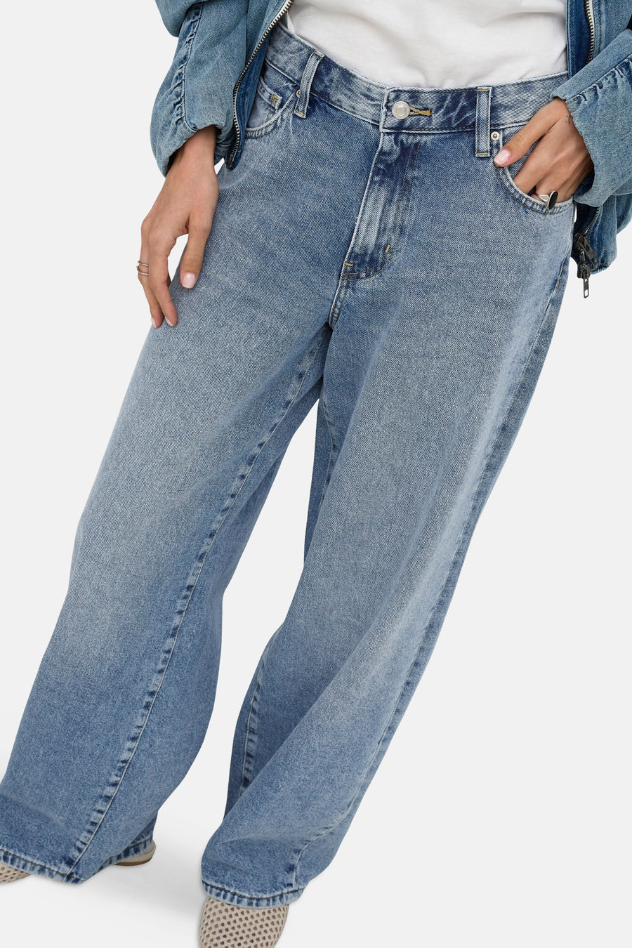 Jeans straight mid blue denim - ONLY®