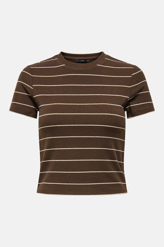 T-shirt à manches courtes - brun