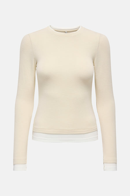ONLVIRRO L/S DOUBLE TOP CC JRS