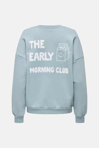 ONLZENJA L/S BOXY FLOCK PRINT CS SWT