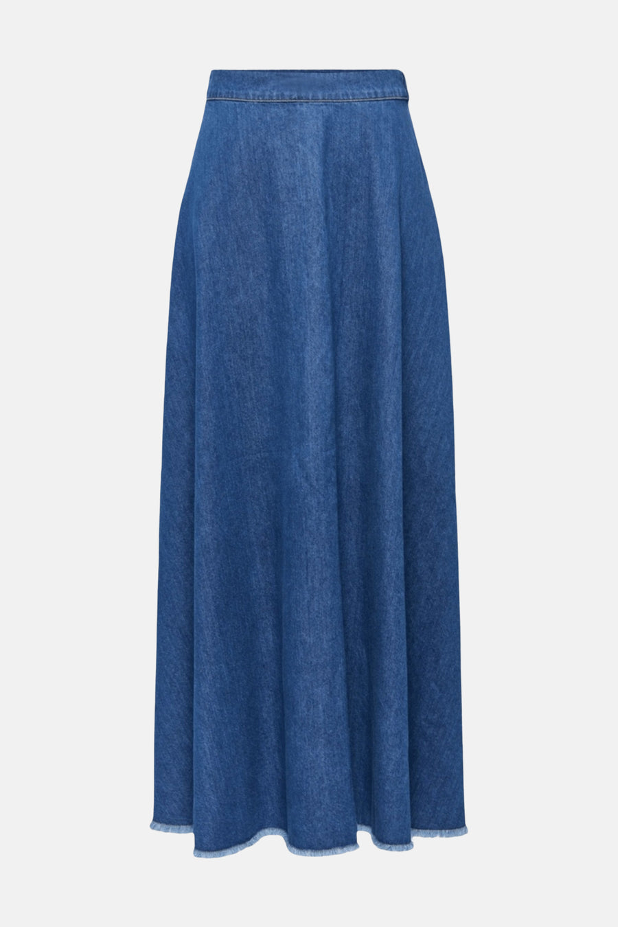 Jupe longue - mid blue denim