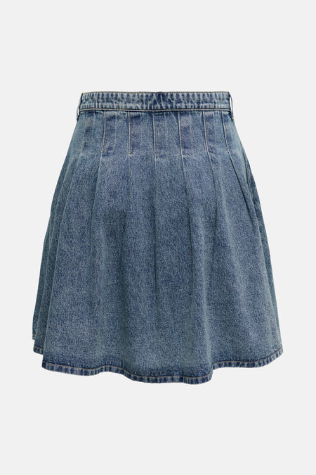 ONLRHODA PLEATED DNM SKIRT CRO