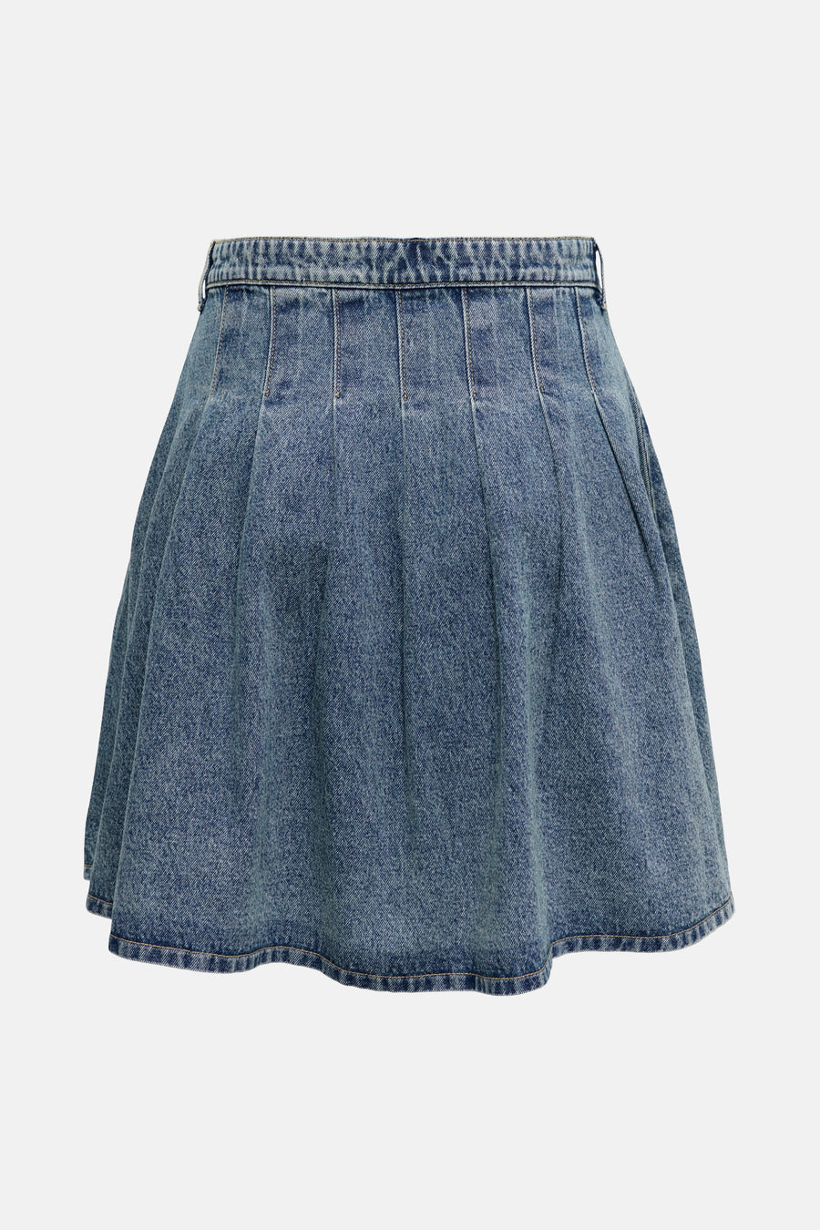 ONLRHODA PLEATED DNM SKIRT CRO