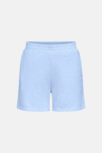 Short bleu de JDY, design uni avec une taille élastique.