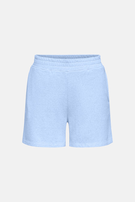 Short bleu de JDY, design uni avec une taille élastique.