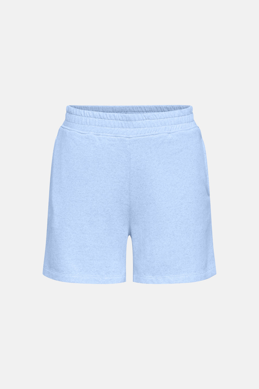 Short bleu de JDY, design uni avec une taille élastique.