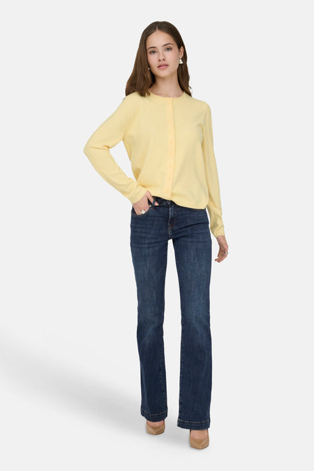 POWER FLARED - Dark Blue Denim