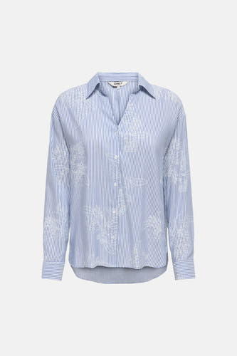 Chemise à manches longues - bleu