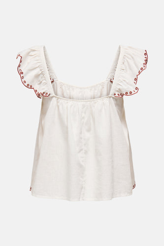 JDYPALMA S/L EMBROIDERY TOP WVN EXP