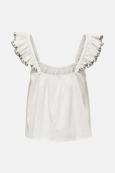 JDYPALMA S/L EMBROIDERY TOP WVN EXP