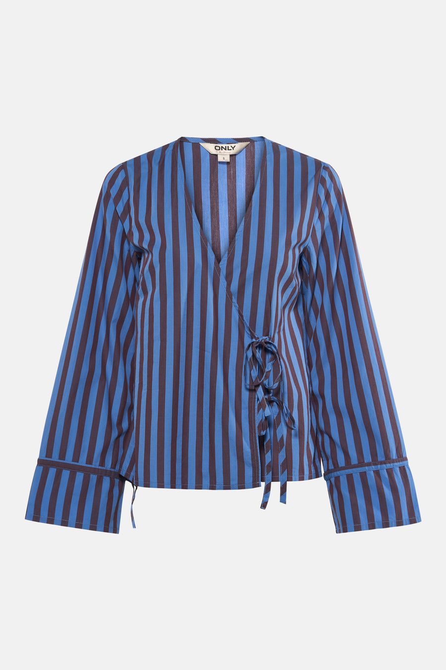 Blouse à manches longues - bleu