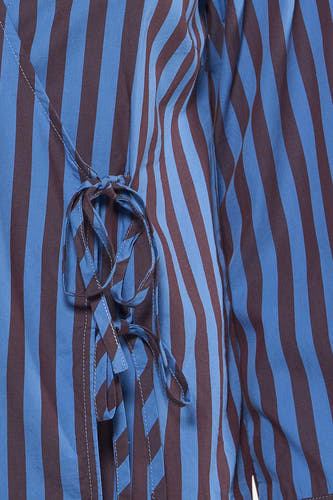 Blouse à manches longues - bleu