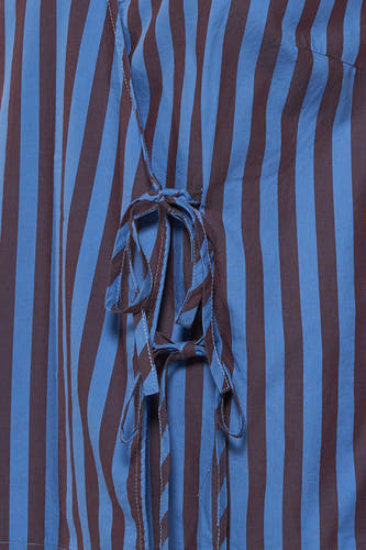 Blouse à manches longues - bleu