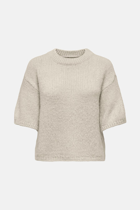 JDYLINEA S/S PULLOVER O-NECK KNT NOOS