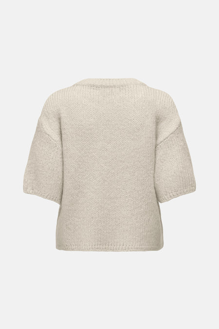 JDYLINEA S/S PULLOVER O-NECK KNT NOOS