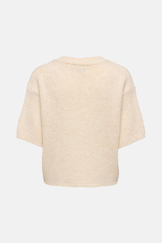 Pull à col rond - écru - JDY