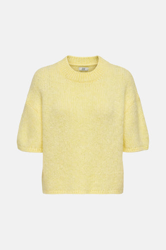 Pull à col rond - jaune - JDY