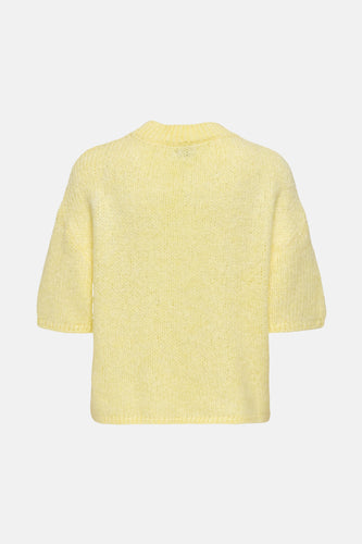 Pull à col rond - jaune - JDY