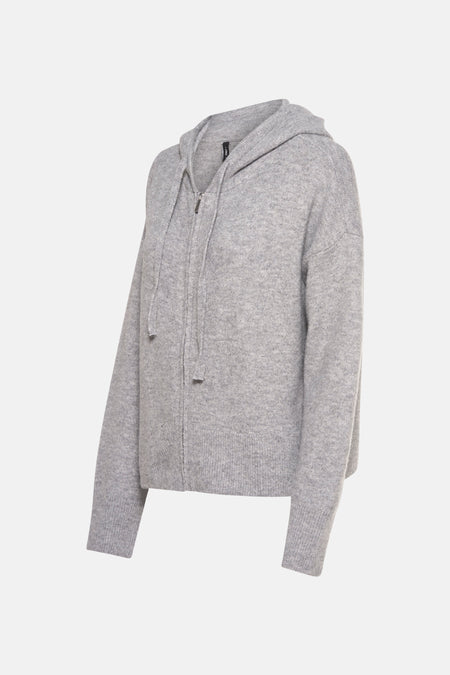ONLBELLA LS HOOD ZIP CARDIGAN KNT