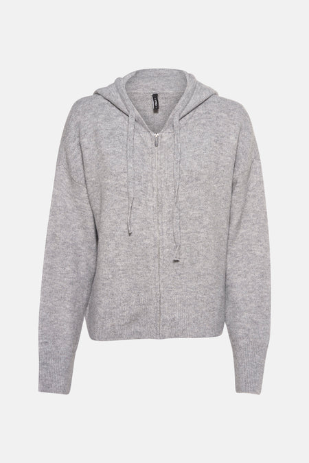 ONLBELLA LS HOOD ZIP CARDIGAN KNT