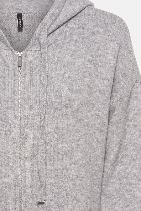 ONLBELLA LS HOOD ZIP CARDIGAN KNT