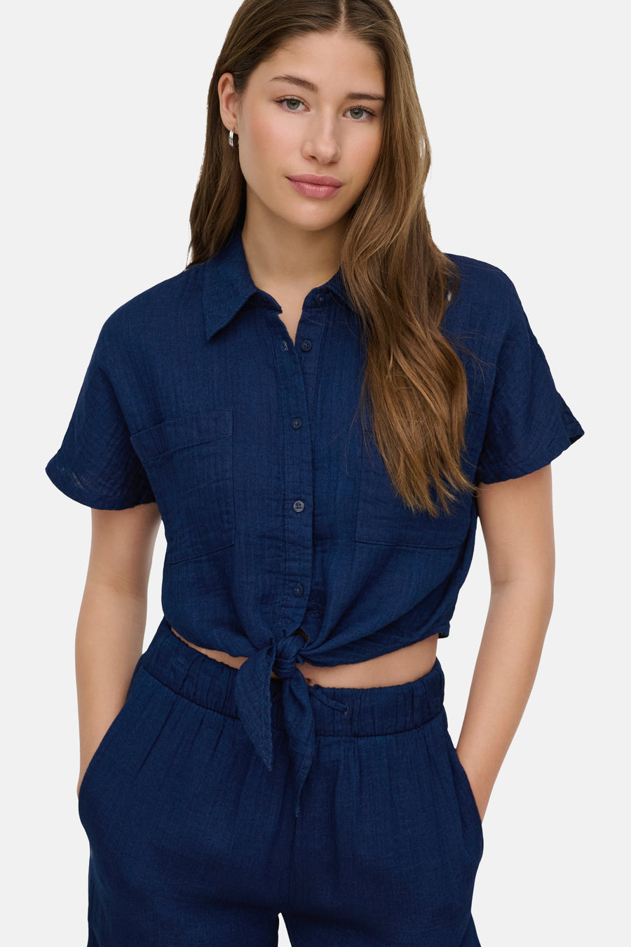 Chemisier (manches courtes) dark blue denim - ONLY®