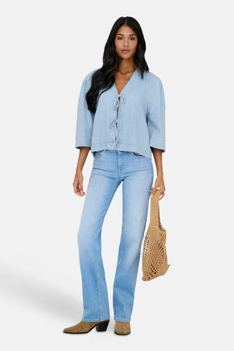 Blouse - light blue denim