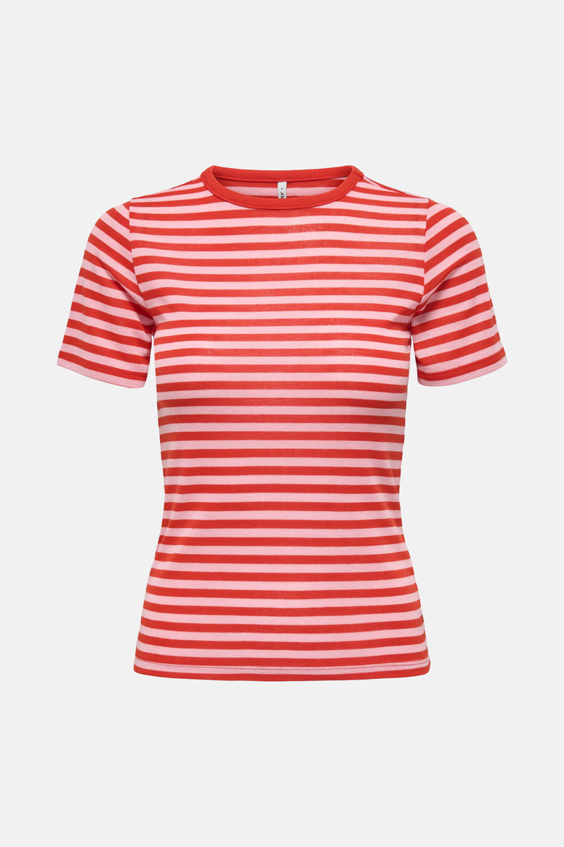 ONLELLI S/S RIB TOP CS JRS