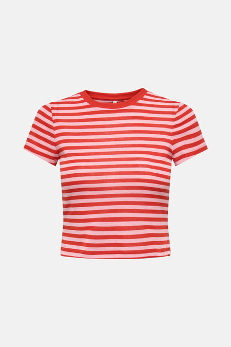 ONLELLI S/S SHORT RIB TOP CS JRS