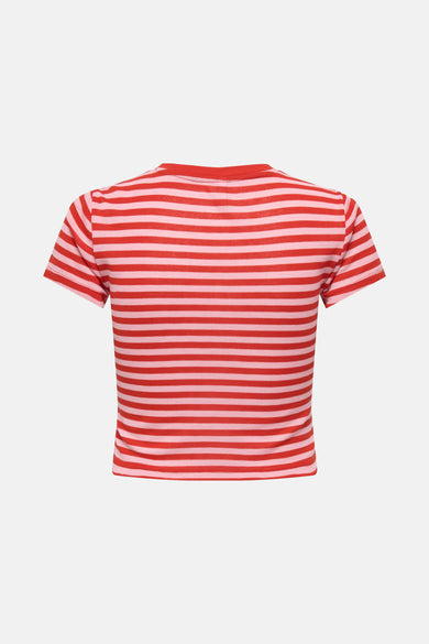 ONLELLI S/S SHORT RIB TOP CS JRS