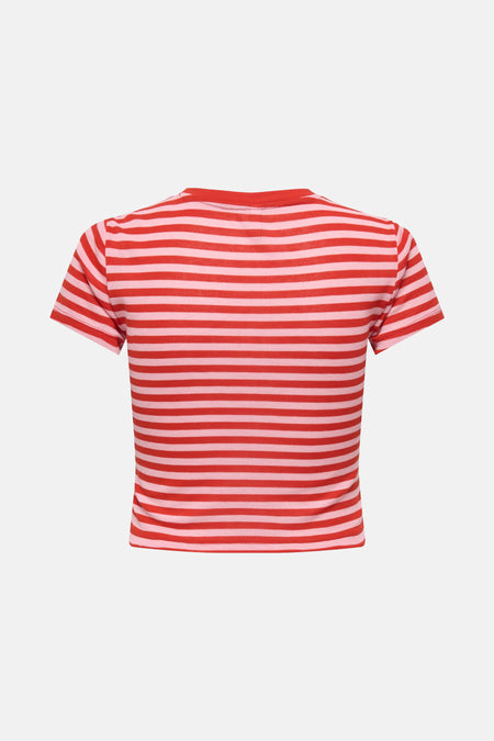 ONLELLI S/S SHORT RIB TOP CS JRS
